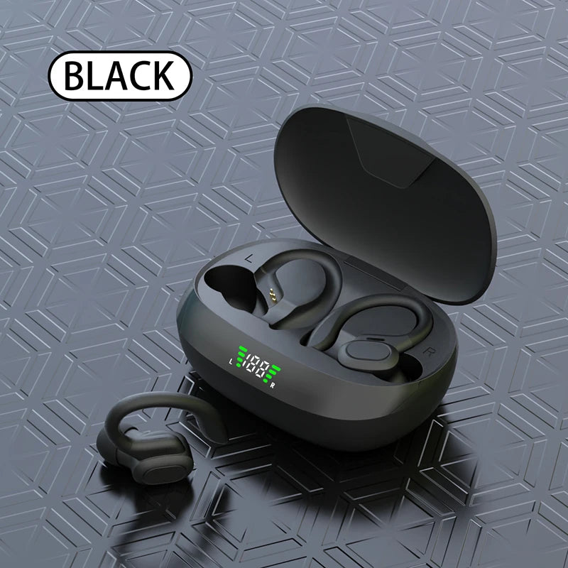 Bluetooth Earbuds Wireless Earphones Sport Earhook Headset 9D Hifi Stereo Sound Waterproof Headphones in Ear with Micphone